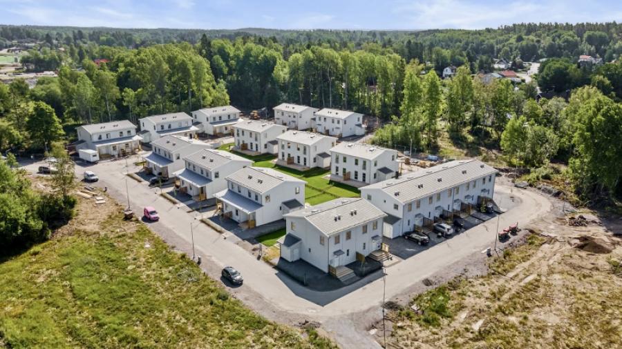 Drönarbild över området sommaren 2023.